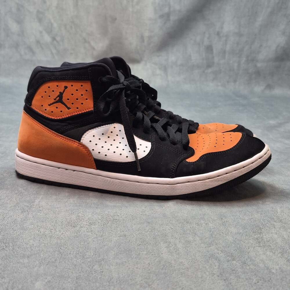 Nike Air Jordan Access Men's 11 'Shattered Backboard' Black Orange AR3762-008